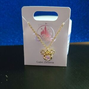 Disney Gold Mickey Mouse Necklace